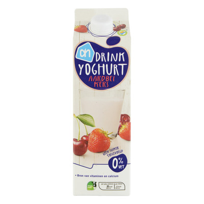 Huismerk Drinkyoghurt aardbei-kers