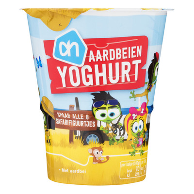 Huismerk Aardbeienyoghurt met verrassing