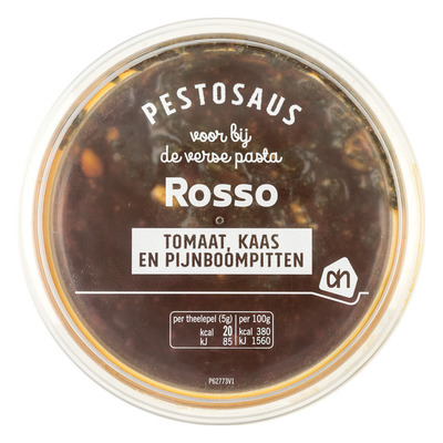 Huismerk Verse pesto rood