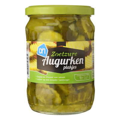 Huismerk Zoetzure augurken plakjes