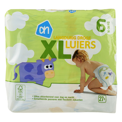 Huismerk Luiers extra large 6