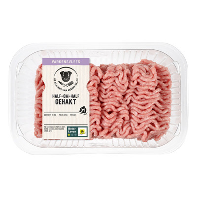 Huismerk Half om half gehakt