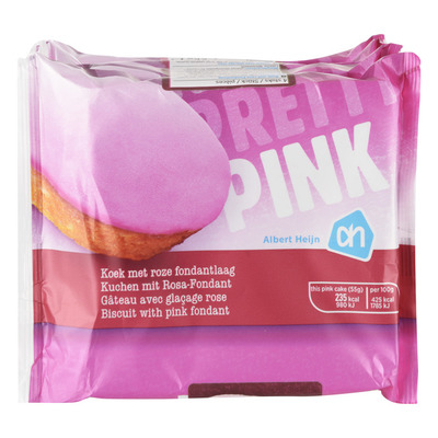 Huismerk Roze koek voor onderweg