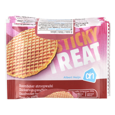 Huismerk Stroopwafel voor onderweg