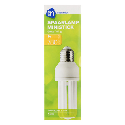 AH Spaarlamp stick 15W normale fitting