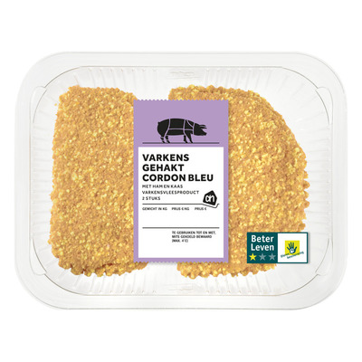 AH Varkensgehakt cordon bleu