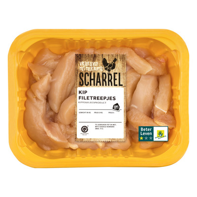 Huismerk Scharrel kipfiletreepjes