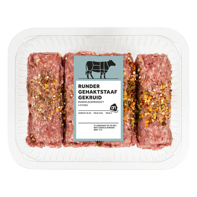 Huismerk Gekruide gehaktstaaf