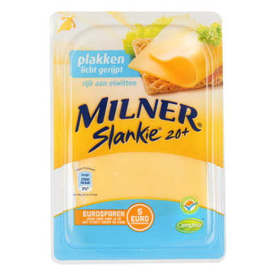 Milner Slankie 20+ licht gerijpt plakken