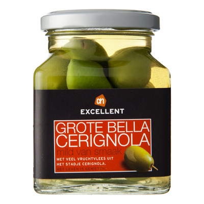 Huismerk Groene olijven bella Cerignola