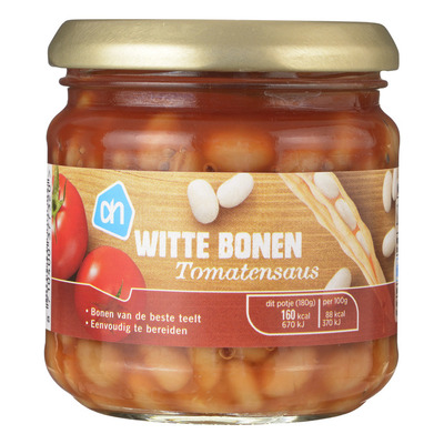 Huismerk Witte bonen in tomatensaus