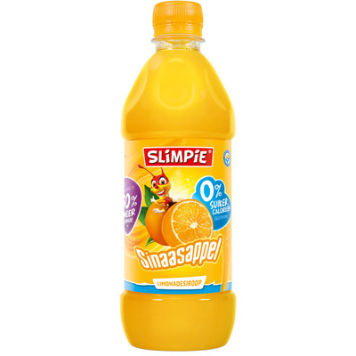 Slimpie Siroop sinaasappel 0% suiker