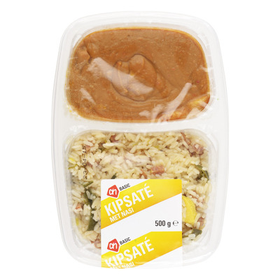 Budget Huismerk Kipsaté met nasi