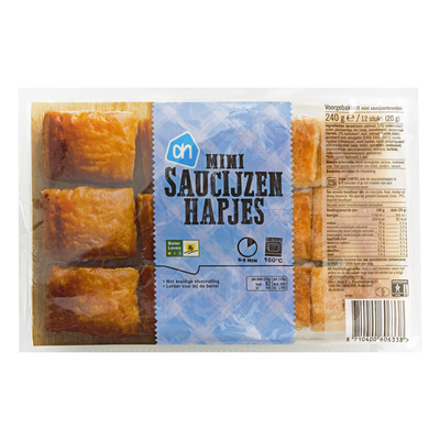 Huismerk Mini saucijzen hapjes