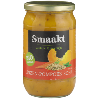 Smaakt Linzen pompoensoep