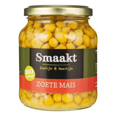Smaakt Mais biologisch