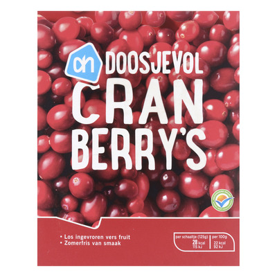 AH Doosjevol cranberry's