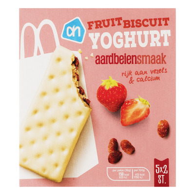 Huismerk Yoghurt fruitbiscuit aardbei