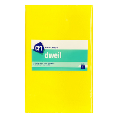Huismerk Dweil viscose geel