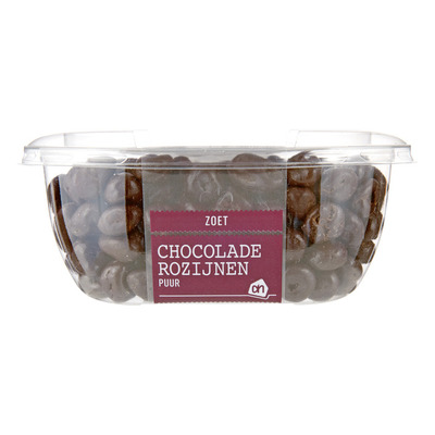 Huismerk Chocoladerozijnen puur