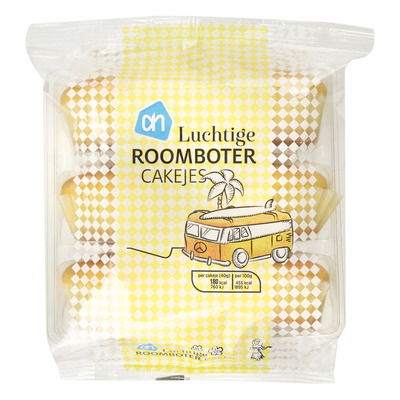 Huismerk Roomboter cakejes naturel