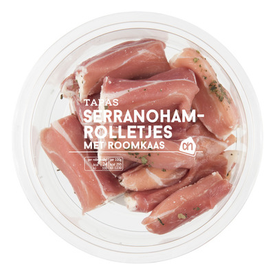AH Serranohamrolletjes met roomkaas