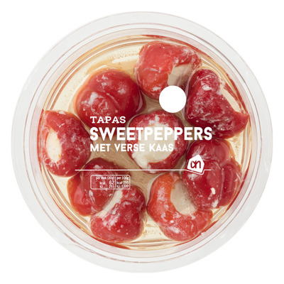 Huismerk Sweetpeppers met verse kaas