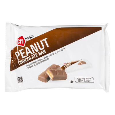 Budget Huismerk Pinda chocolade candybar