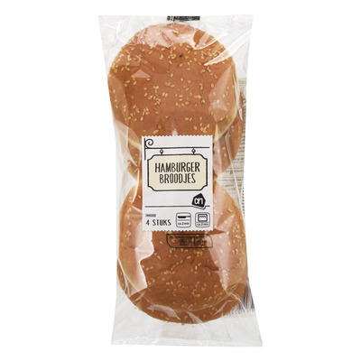 Huismerk Hamburgerbroodjes