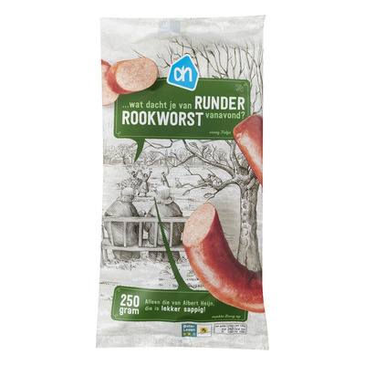 Huismerk Sappige runder rookworst