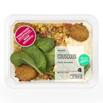 AH Dipsalade couscous-falafel met hummus