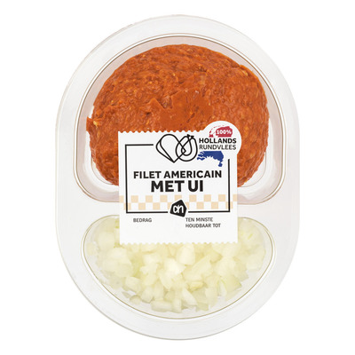 Huismerk Filet americain met ui