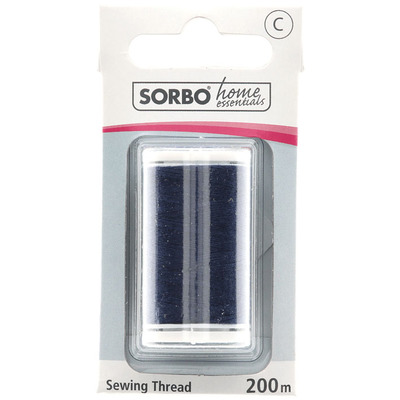Sorbo Garen 100% polyester marineblauw 250m