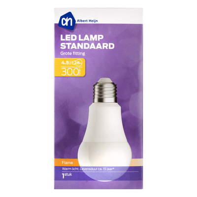 AH Ledlamp standaard 4,5W grote fitting