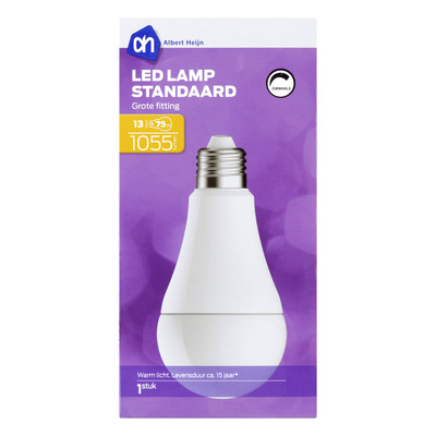 AH Ledlamp standaard dim 13W grote fitting