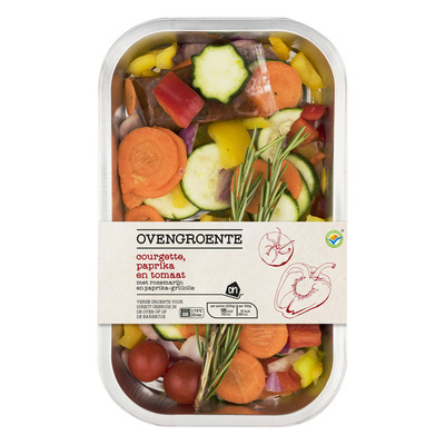 Huismerk Ovengroente courgette-tomaat