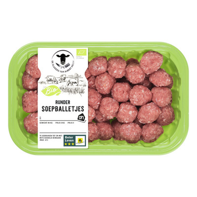 Huismerk Biologisch Rundersoepballetjes