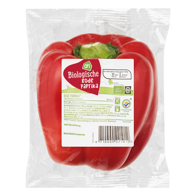 Huismerk Biologisch Rode paprika
