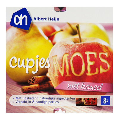 Huismerk Cupjes moes kaneel