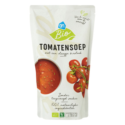 Huismerk Biologisch Tomatensoep in zak