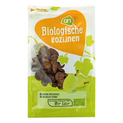 Huismerk Biologisch Rozijnen