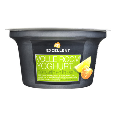 AH Excellent Roomyoghurt mandarijn-limoen