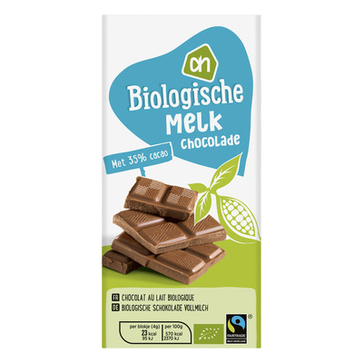 Huismerk Biologisch Melkchocolade tablet