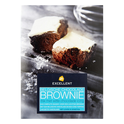 Huismerk Complete mix voor brownies witte chocola