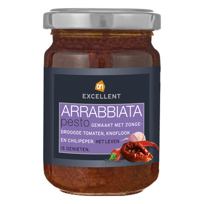 Huismerk Arrabbiata pesto