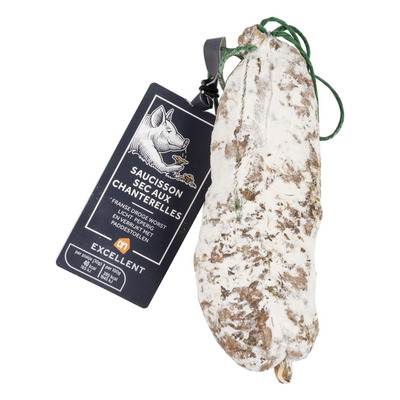 Huismerk Saucisson sec aux chanterelles