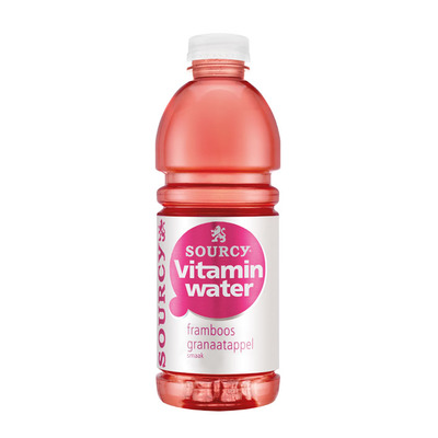 Sourcy Vitaminwater framboos- granaatappel