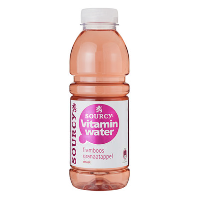 Sourcy Vitaminwater framboos- granaatappel