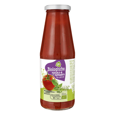 Huismerk Biologisch Passata di pomodoro fijn gekruid