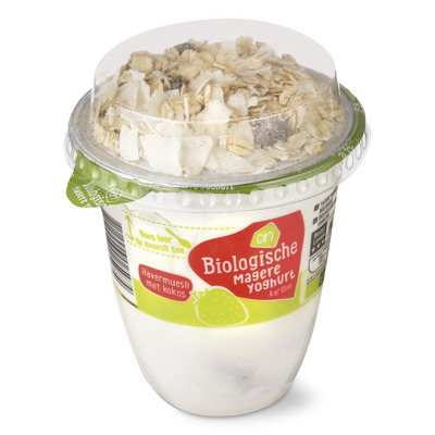 AH Biologisch Yoghurt rood fruit-haver-kokos